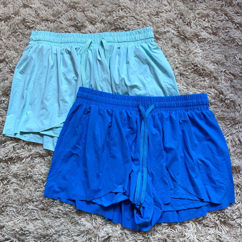 Women’s Wrap Shorts with Spandex. Size XL